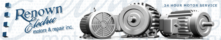 RENOWN ELECTRIC MOTORS AND REPAIR INC Banner